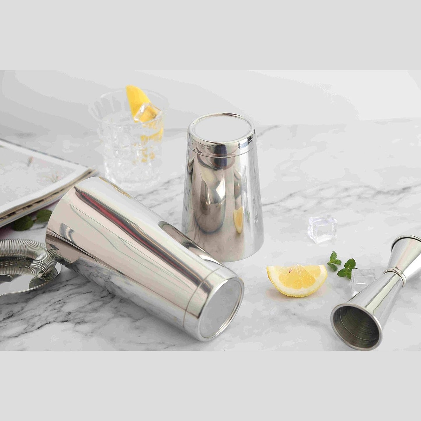 Boston-shaker terästä – 2-osainen setti 550 ml & 850 ml