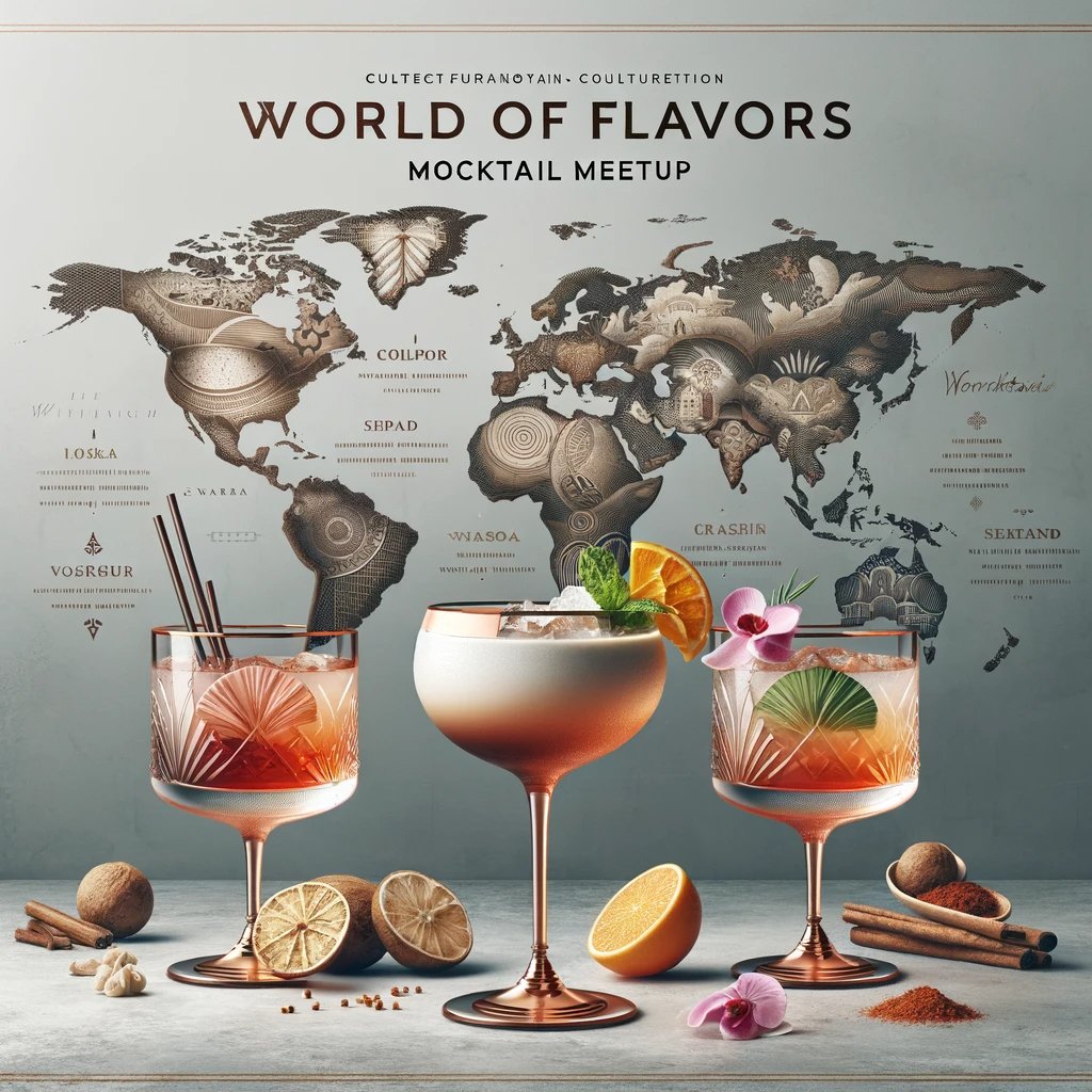 Join Us for the ''World of Flavors: Mocktail Meetup'' A Celebration of Culture and Creativity! - Easiley