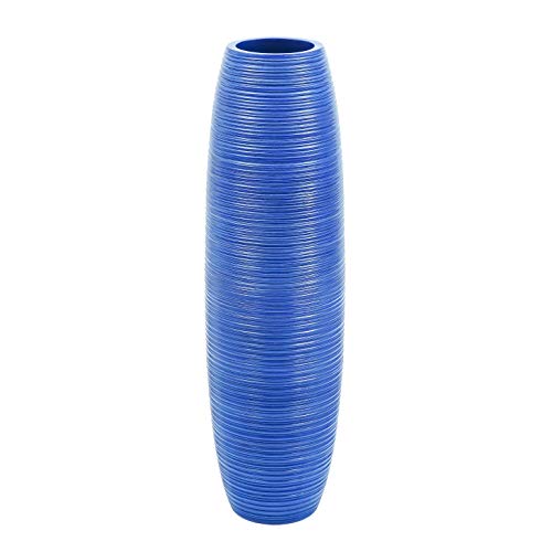 Suuri puinen lattiamaljakko, 70 cm