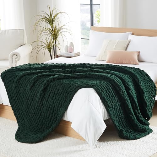 Handmade Chenille Chunky Knit Blanket – Ultra Soft & Stylish Throw