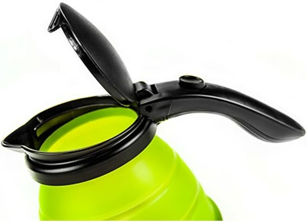 Camry CR-1265 Collapsible Travel Kettle – 0.6 L Electric, Compact & Lightweight (Green)