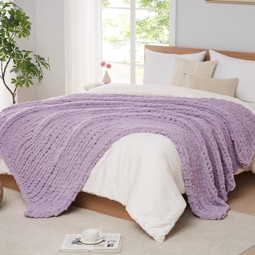 Handmade Chenille Chunky Knit Blanket – Ultra Soft & Stylish Throw