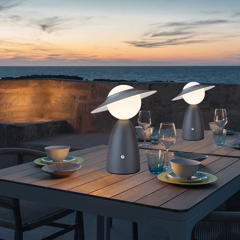 Wireless Rechargeable LED Table Lamp – Dimmable & Portable
