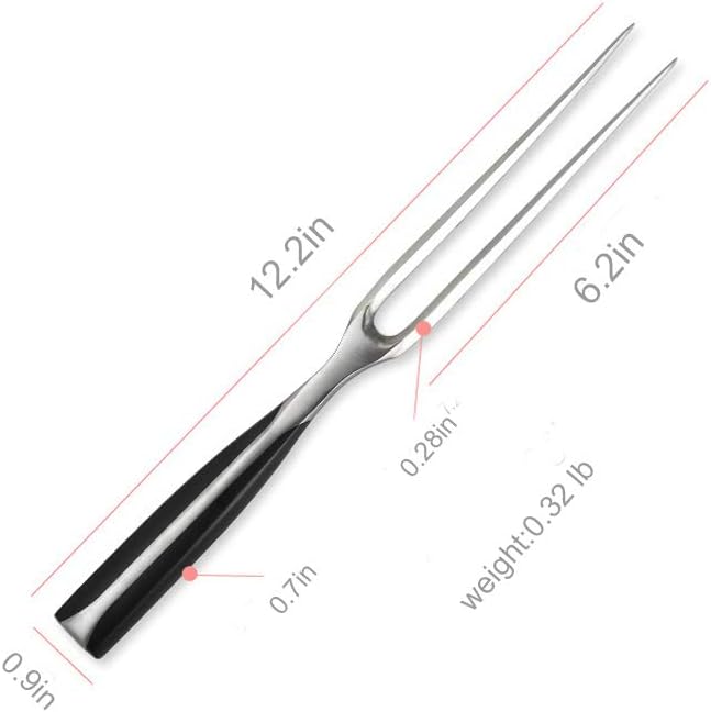 Kilajojo Chef Pro Stainless Steel Meat Fork – 12-Inch Carving & Cooking Fork