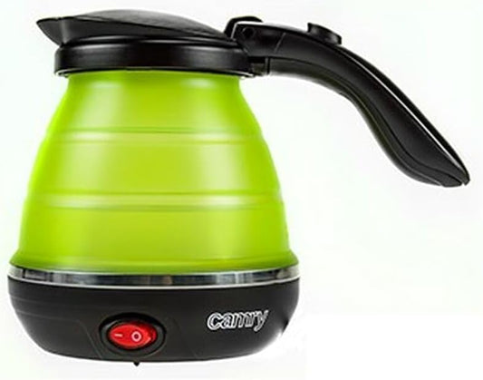 Camry CR-1265 Collapsible Travel Kettle – 0.6 L Electric, Compact & Lightweight (Green)