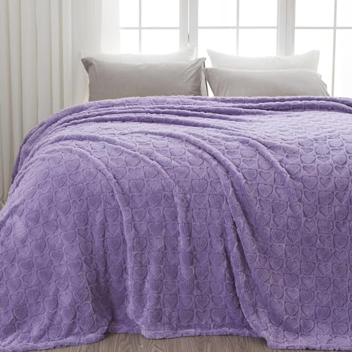 NEWCOSPLAY Super Soft King Blanket – Pink Checkered Flannel Fleece, Lightweight & Silky, All-Season Bed Throw (90"x110").