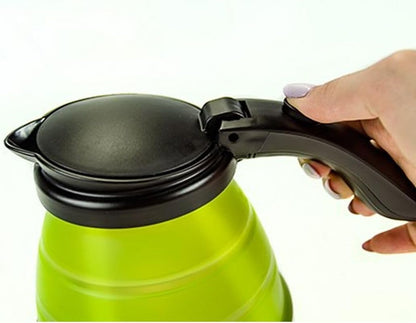 Camry CR-1265 Collapsible Travel Kettle – 0.6 L Electric, Compact & Lightweight (Green)