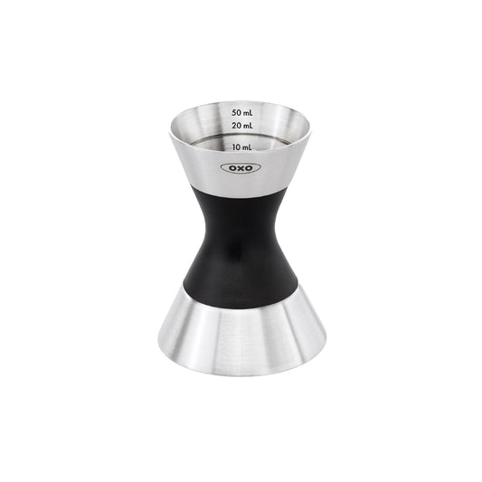 Doppelter OXO Messbecher aus Stahl