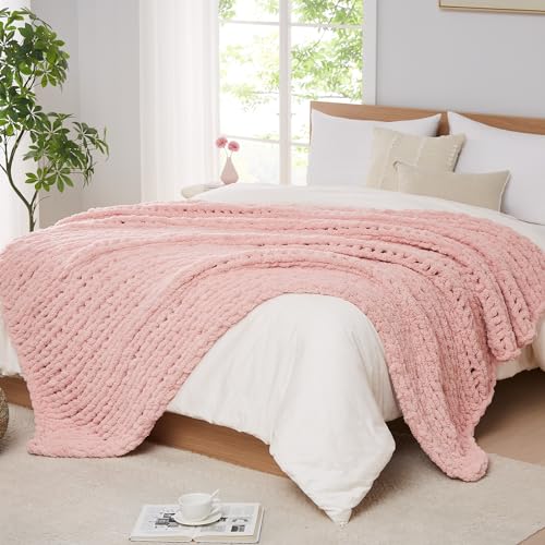 Handmade Chenille Chunky Knit Blanket – Ultra Soft & Stylish Throw