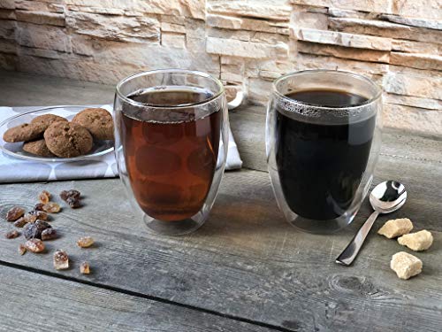 Creano DG-B Double Wall Glasses – Insulated Borosilicate Glass Cups