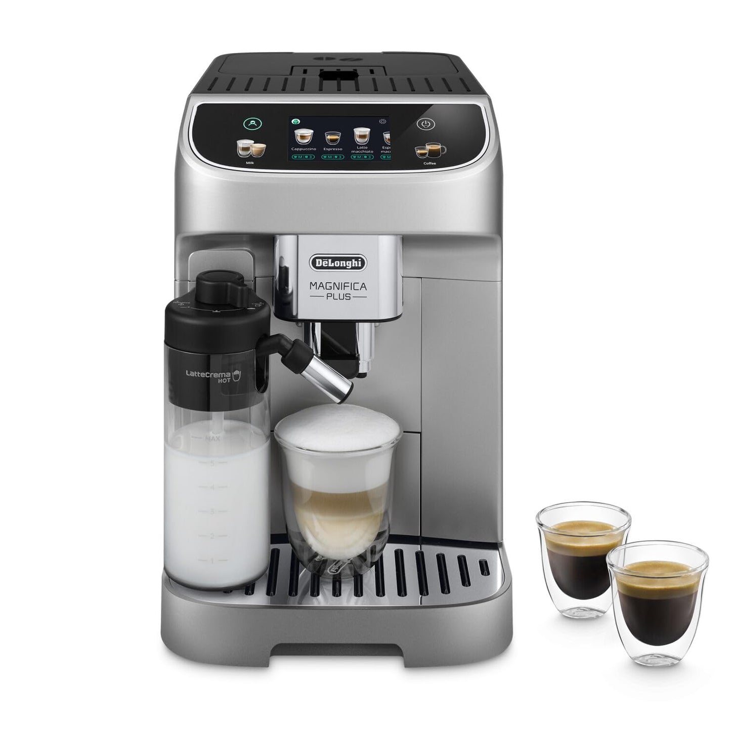 De'Longhi Dinamica Plus Coffee Machine – Titanium/Black