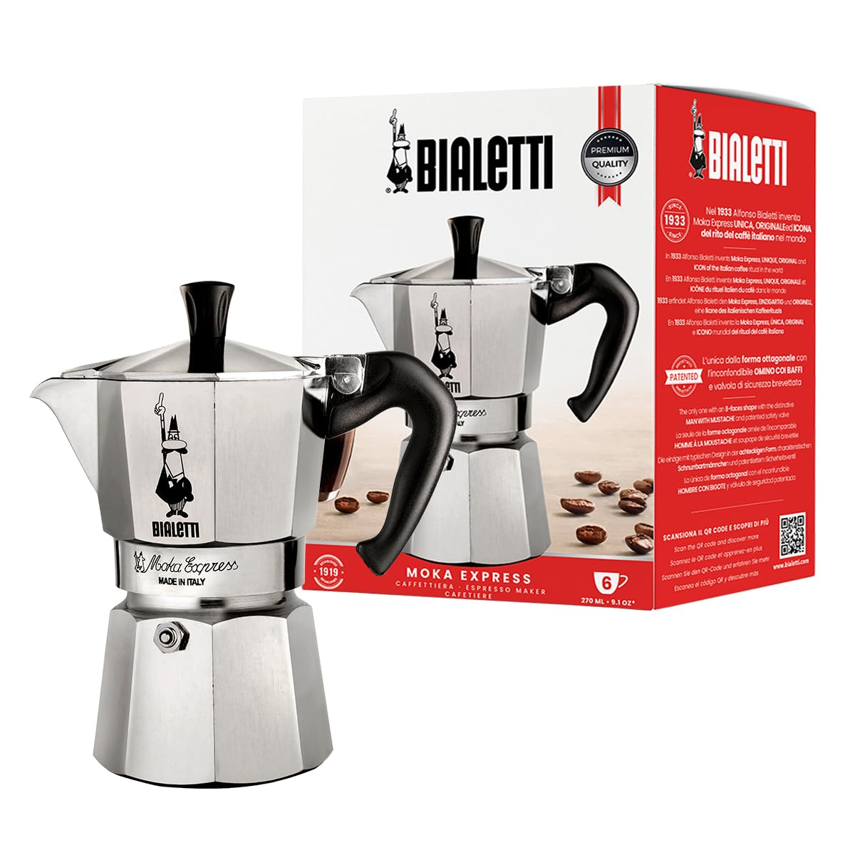Bialetti Moka Express 1 cup espresso maker