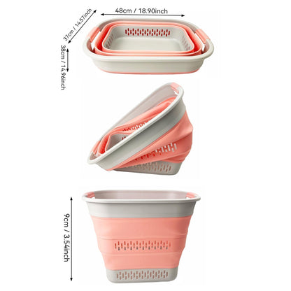 Taitettava pyykkikori, 40 l