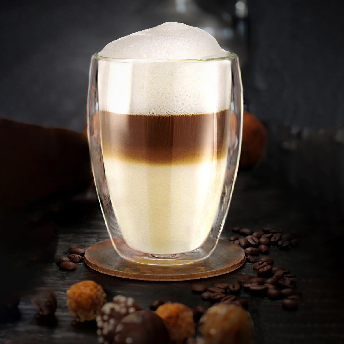 Creano DG-B Double Wall Glasses – Insulated Borosilicate Glass Cups