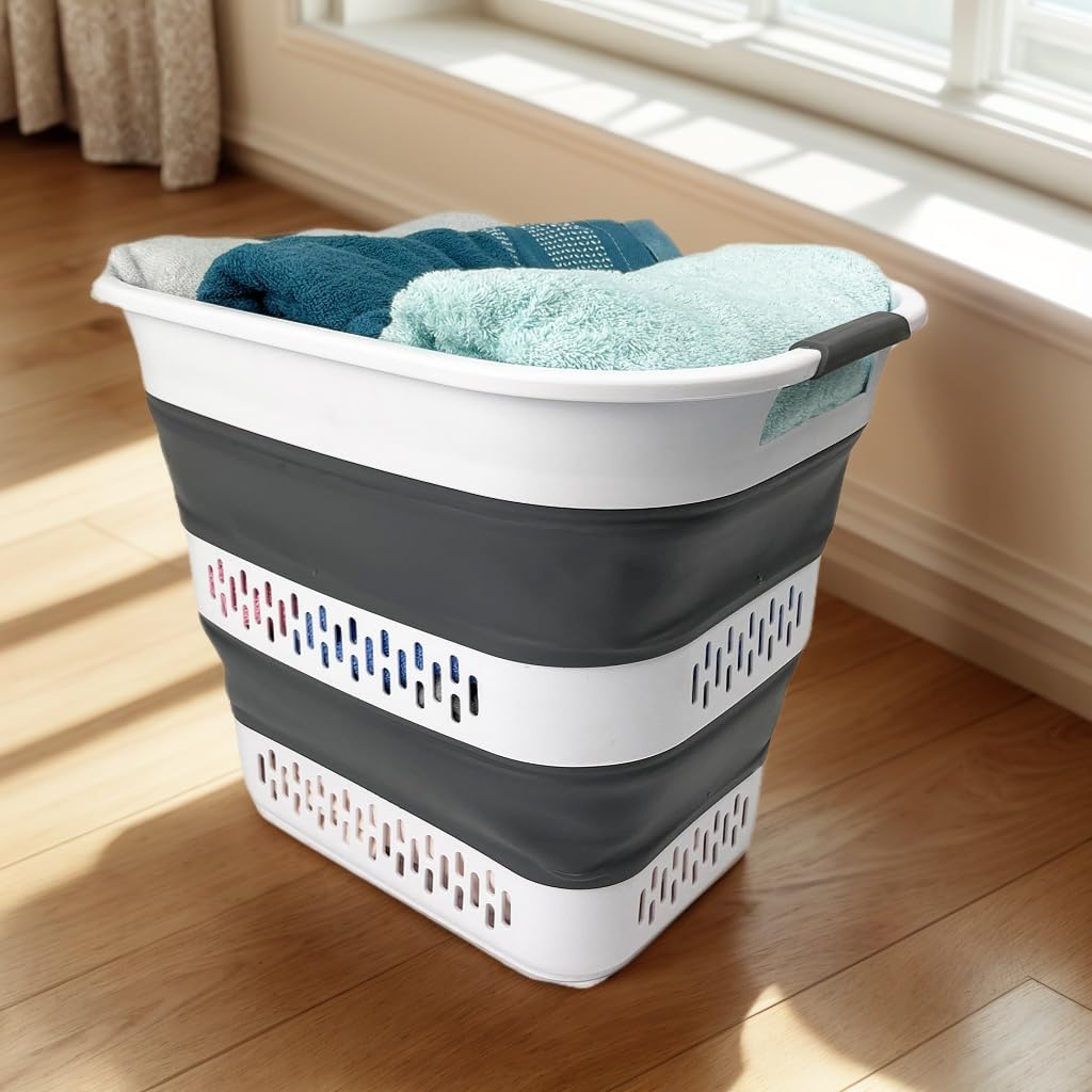 Taitettava pyykkikori, 40 l