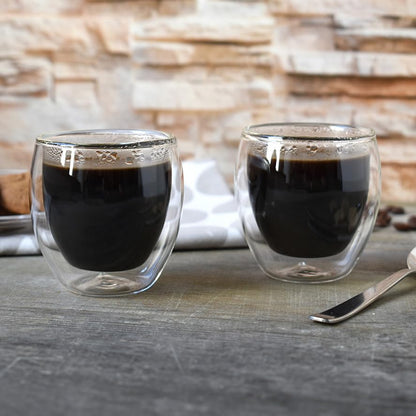 Creano DG-B Double Wall Glasses – Insulated Borosilicate Glass Cups