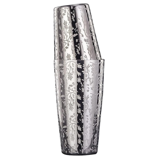 Coktailshaker,Cocktail Shaker Edelstahl,Boston Shaker - Hochwertiges Barzubehör für Alle Professionelle Barkeeper und Zuhause Cocktail Liebhaber (Schädel)