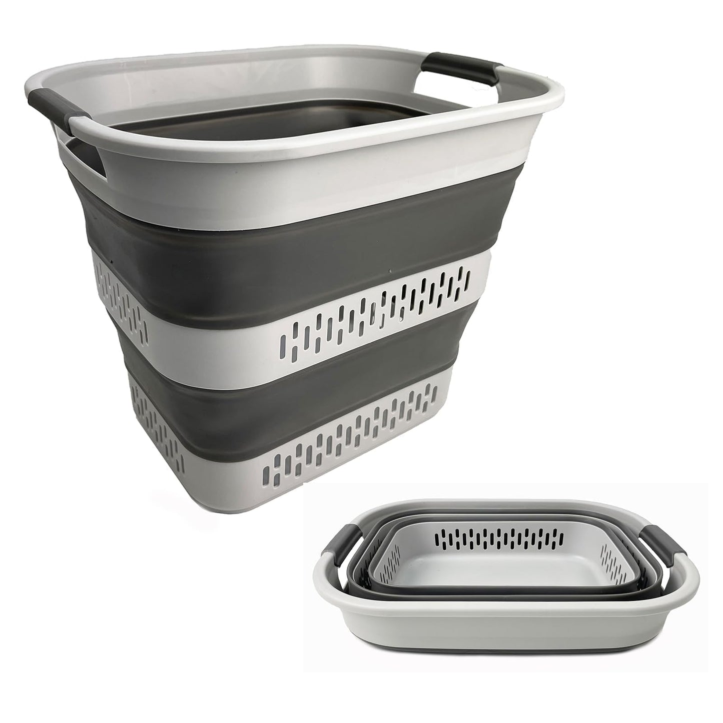 Taitettava pyykkikori, 40 l