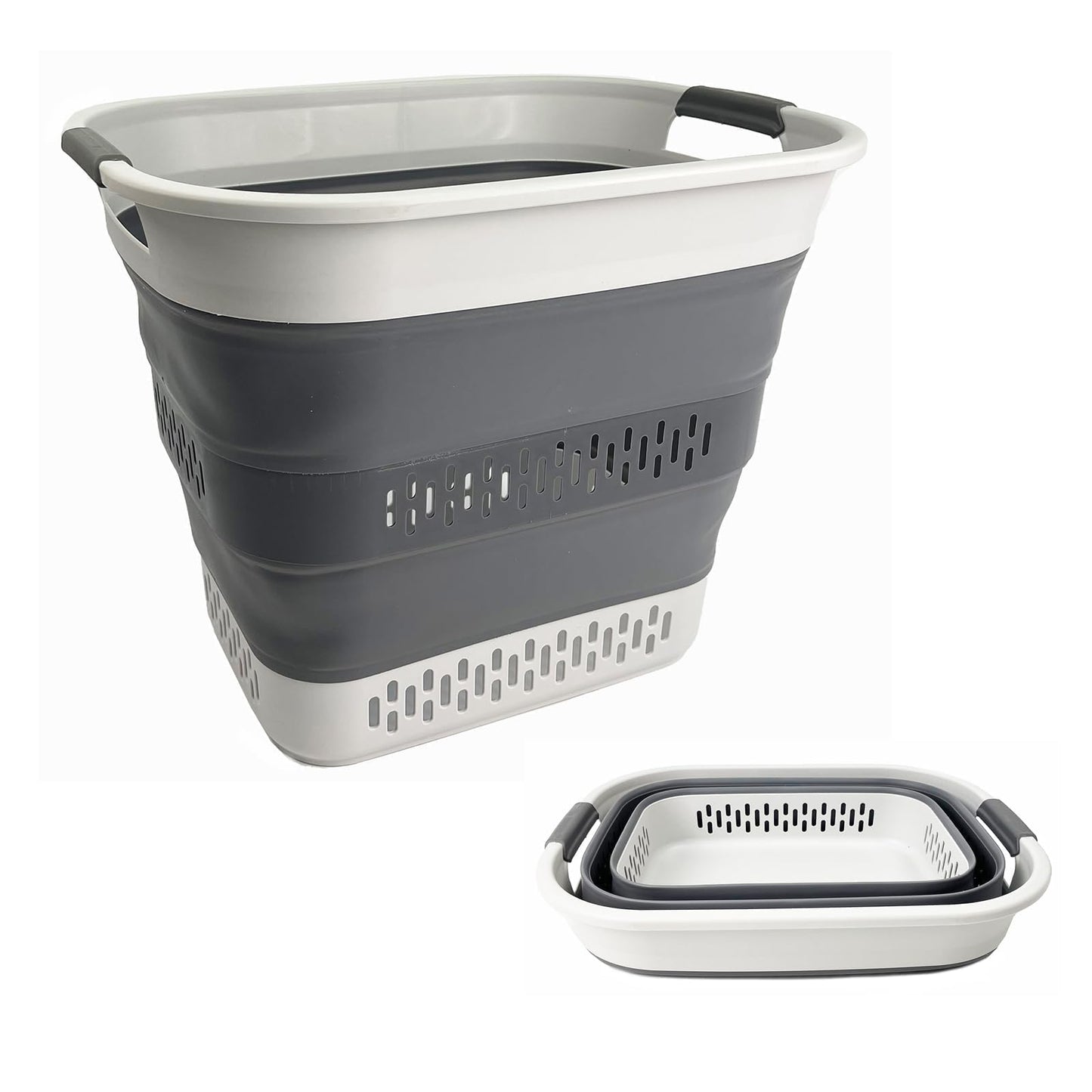 Taitettava pyykkikori, 40 l