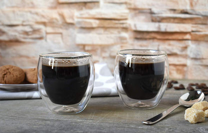 Creano DG-B Double Wall Glasses – Insulated Borosilicate Glass Cups