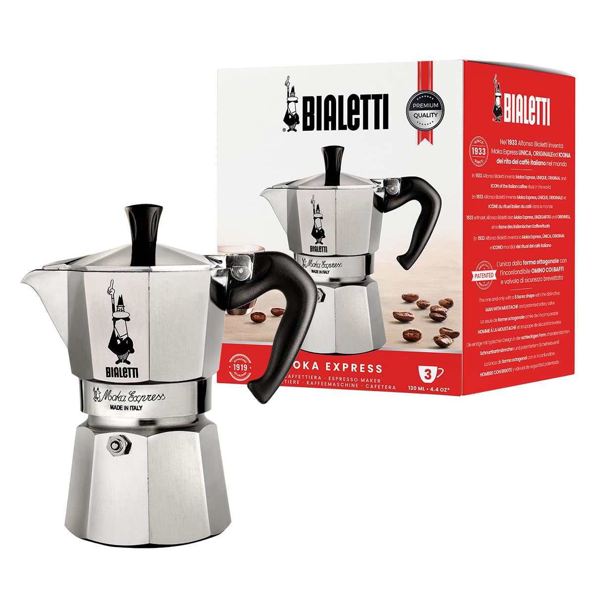 Bialetti Moka Express 1 cup espresso maker