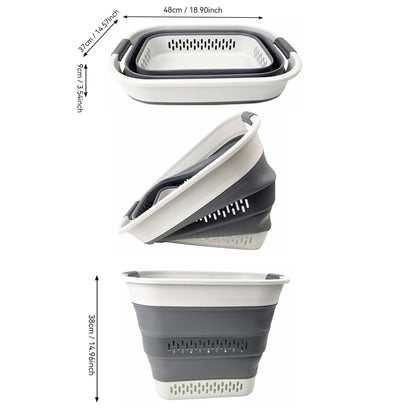 Taitettava pyykkikori, 40 l