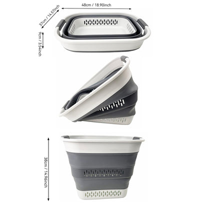 Taitettava pyykkikori, 40 l