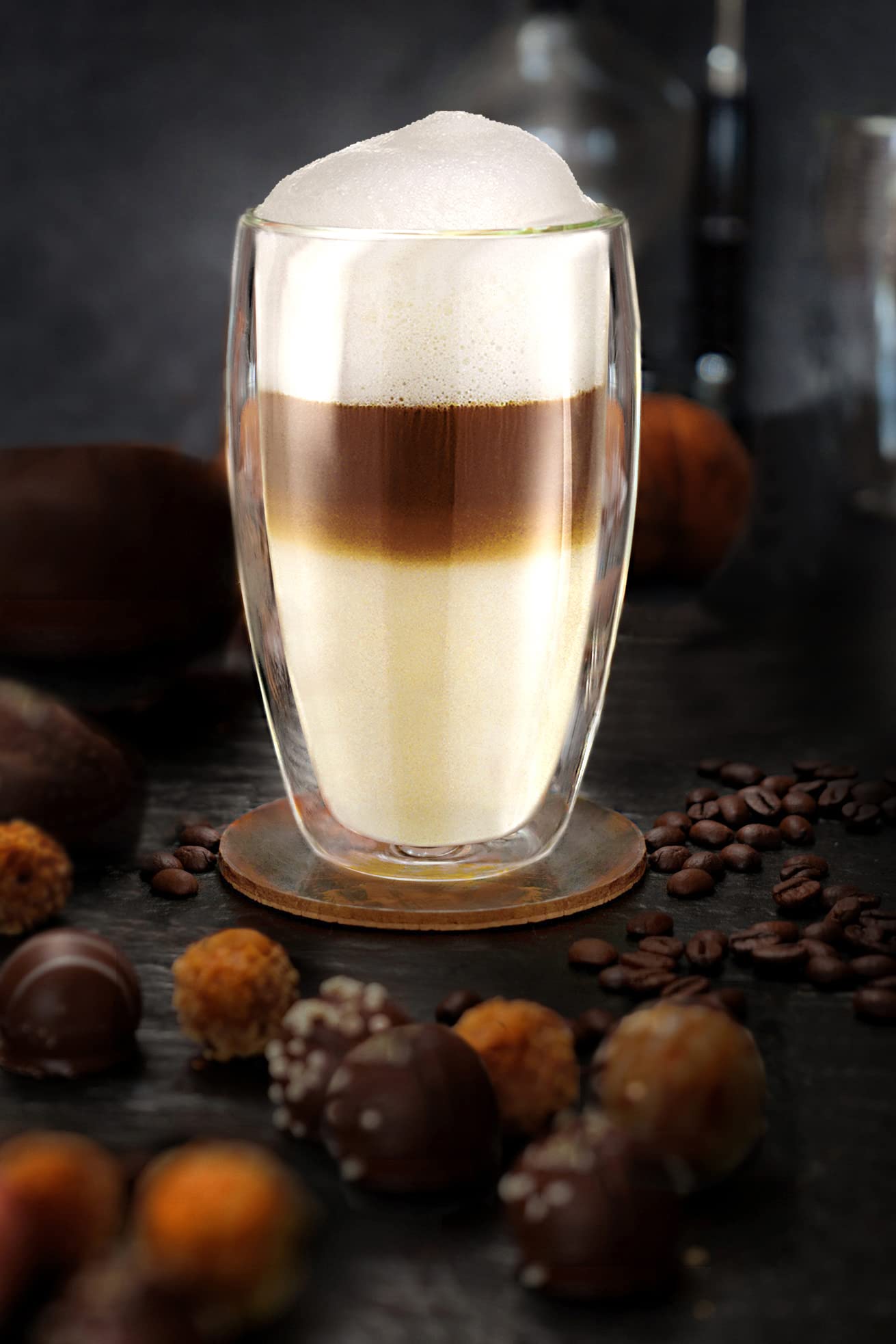 Creano DG-B Double Wall Glasses – Insulated Borosilicate Glass Cups