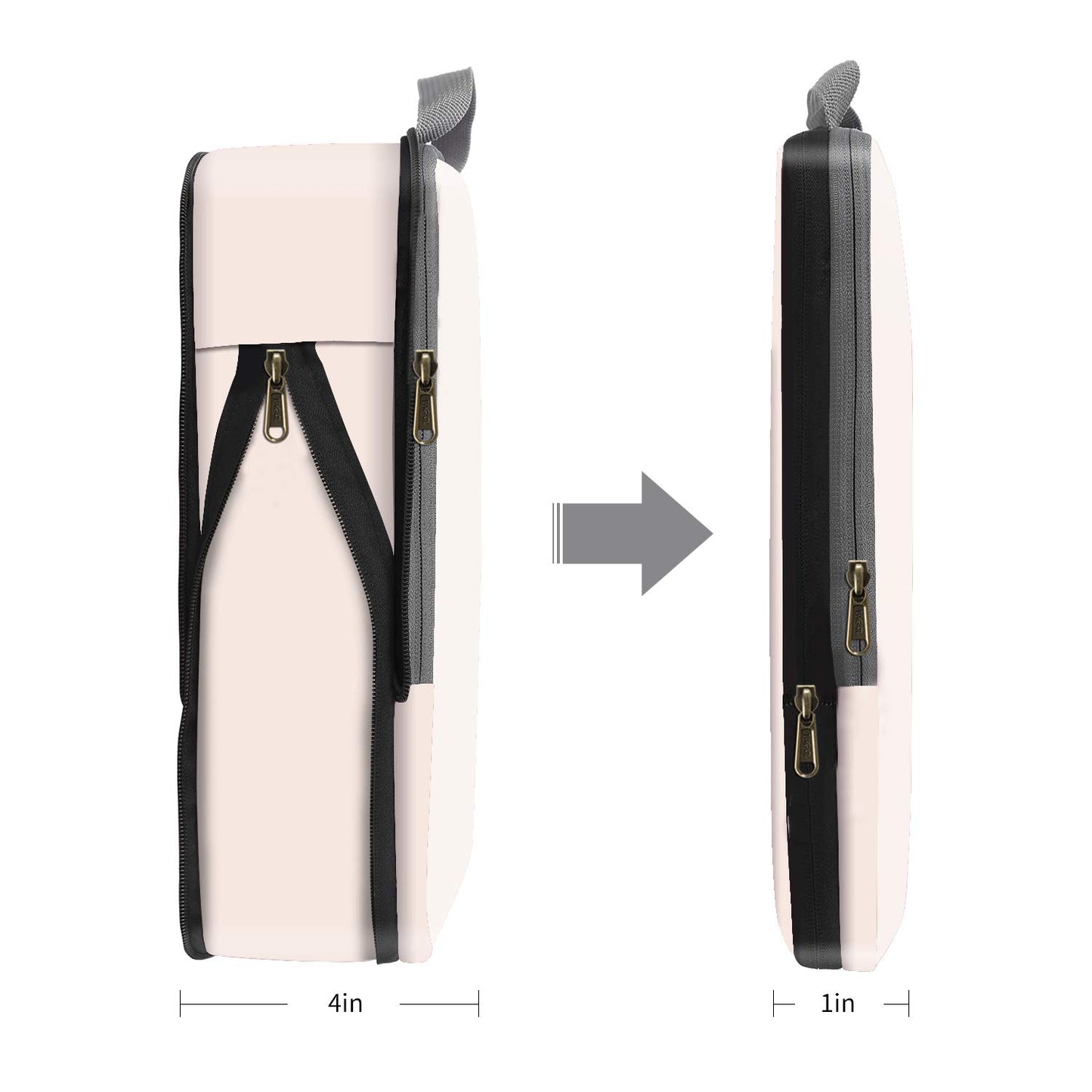 Eono Essentials Compressible Packing Cubes – 4/6-Piece Travel Luggage Organiser Set