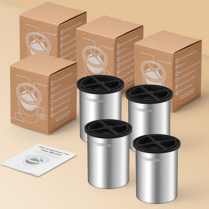 Clear Ice Ball Maker – 6.35 cm (2.5″) Crystal Clear Ice Balls, Stainless Steel & BPA-Free Silicone (2 Pack)