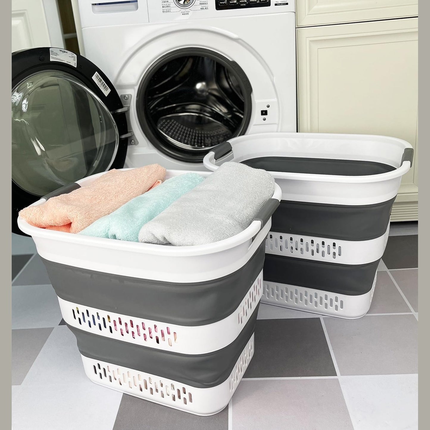 Taitettava pyykkikori, 40 l