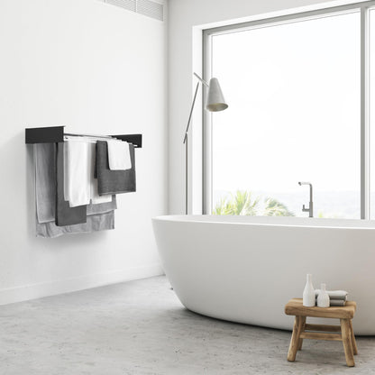 Seinään taittuva pyykinkuivain 70 cm