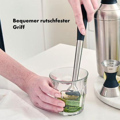 Doppelter OXO Messbecher aus Stahl