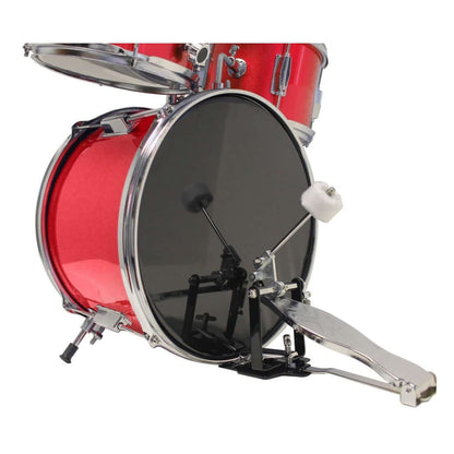 Music Alley Junior Drum Kit for Kids with Kick Drum Pedal, Drum Stool & Drum Sticks - Red - Easiley - B000GG4AUY