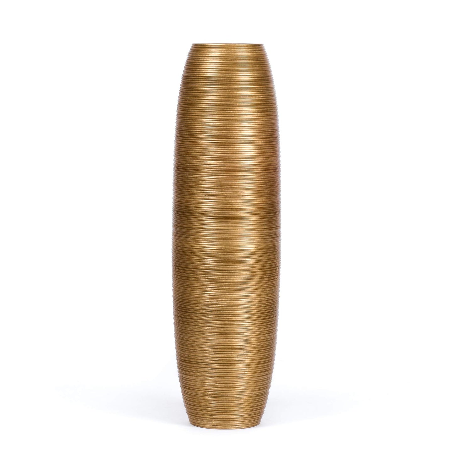 Suuri puinen lattiamaljakko, 70 cm