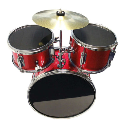 Music Alley Junior Drum Kit for Kids with Kick Drum Pedal, Drum Stool & Drum Sticks - Red - Easiley - B000GG4AUY