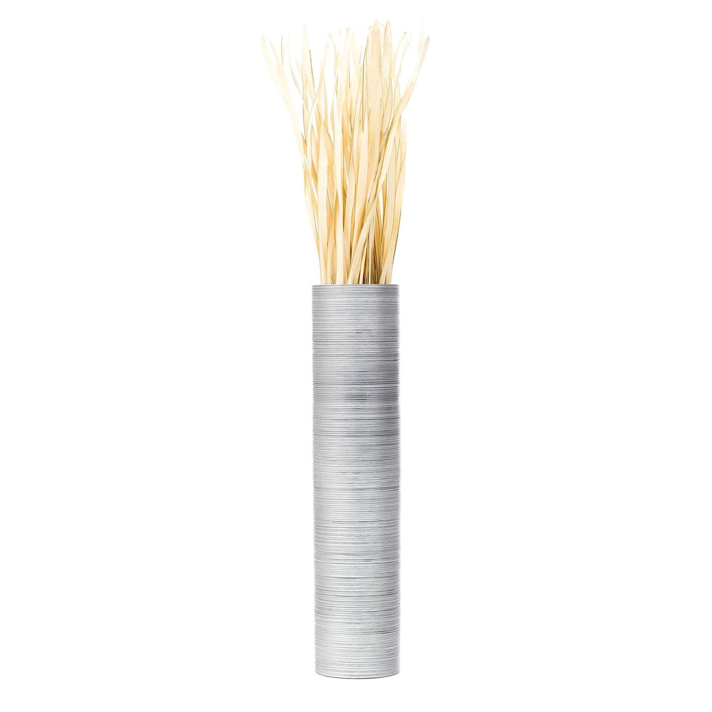 Puinen lattiamaljakko pampaheinille & oksille, 70 cm