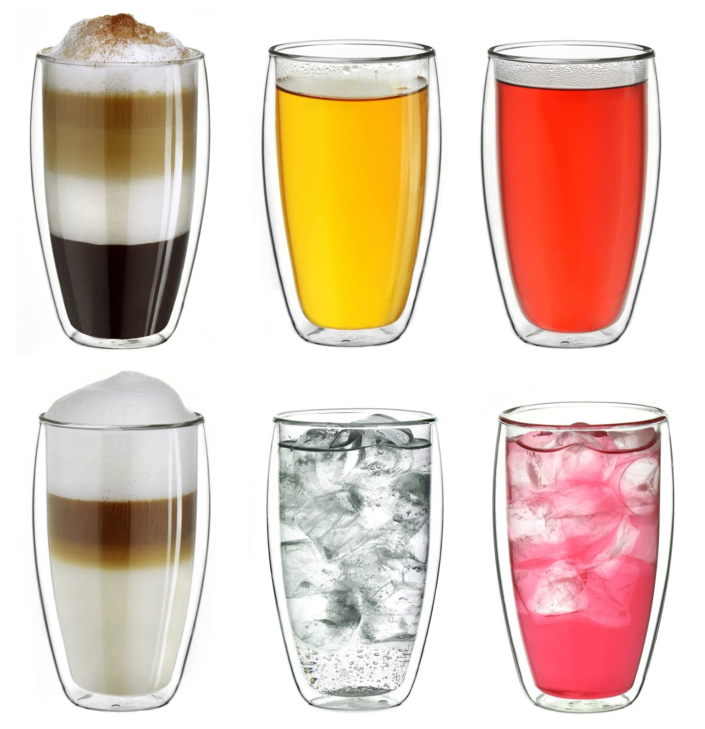 Creano DG-B Double Wall Glasses – Insulated Borosilicate Glass Cups