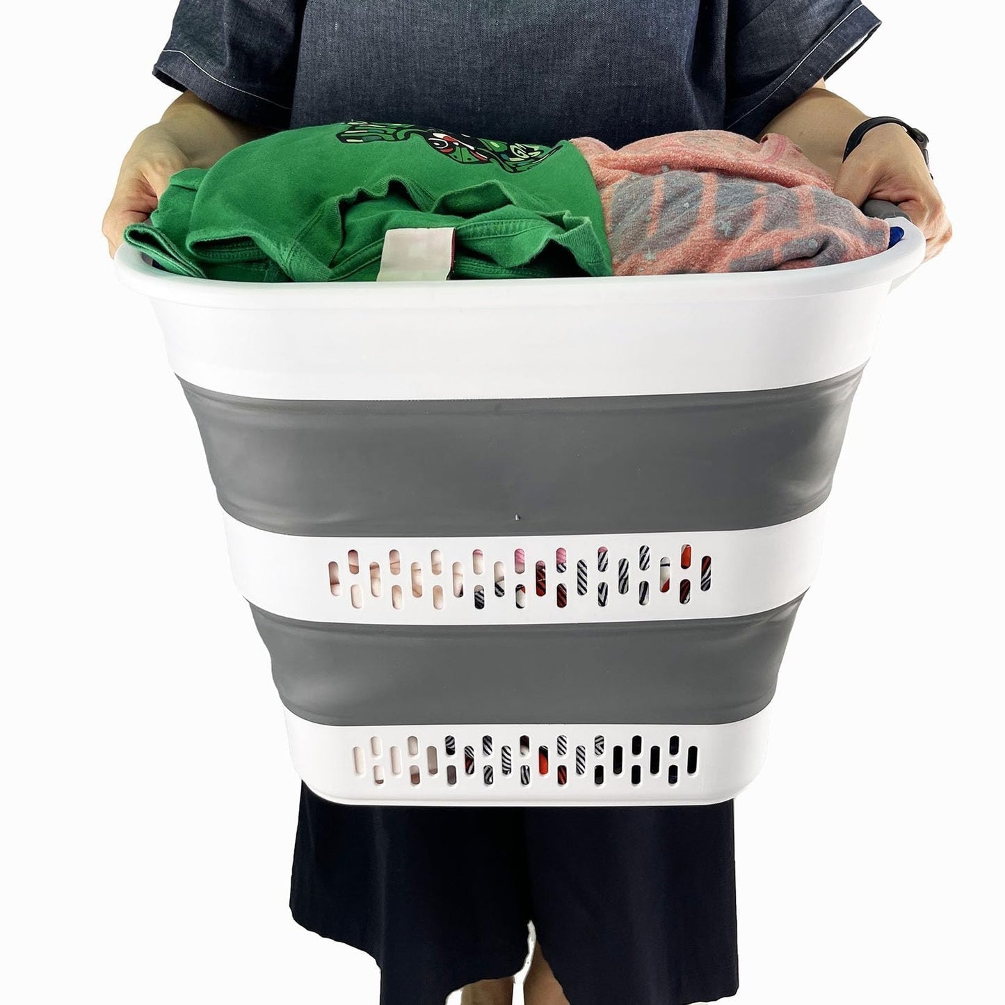 Taitettava pyykkikori, 40 l