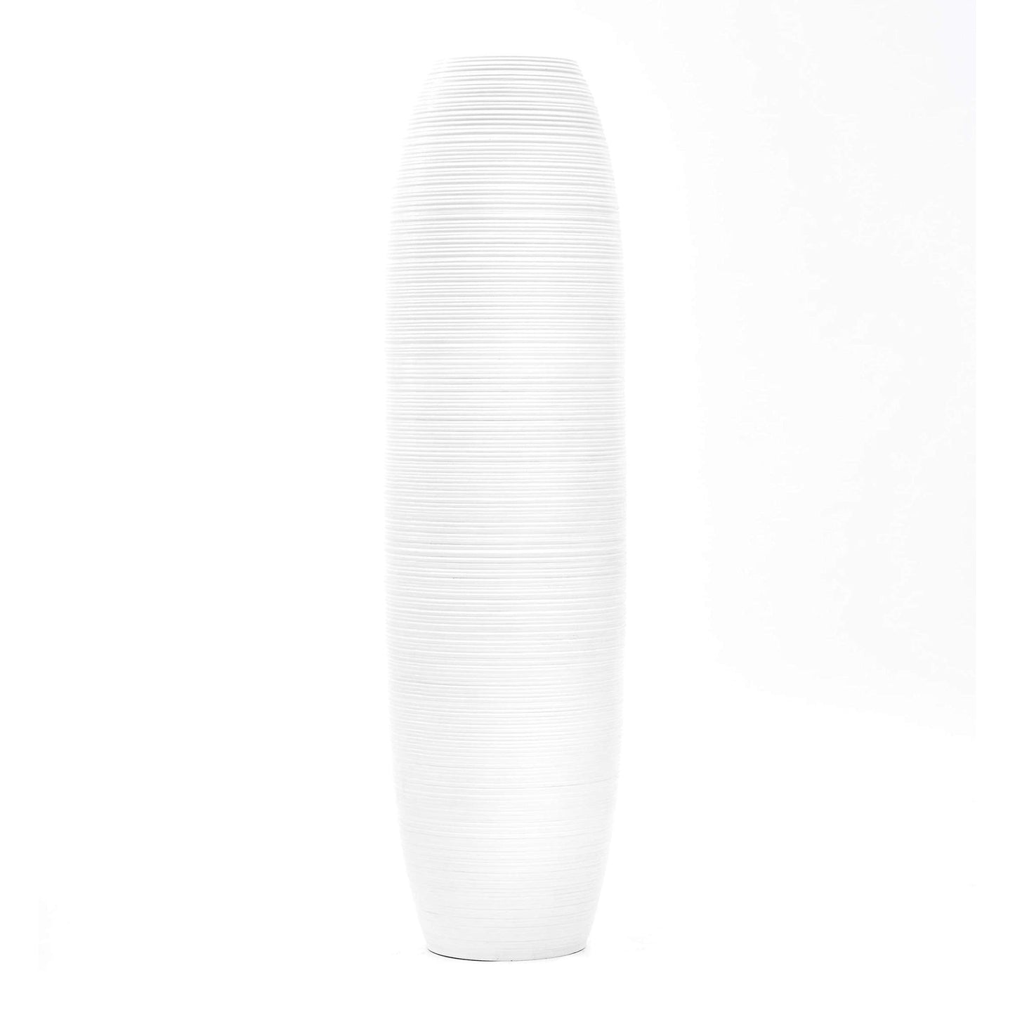 Suuri puinen lattiamaljakko, 70 cm