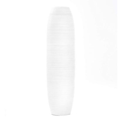 Suuri puinen lattiamaljakko, 70 cm