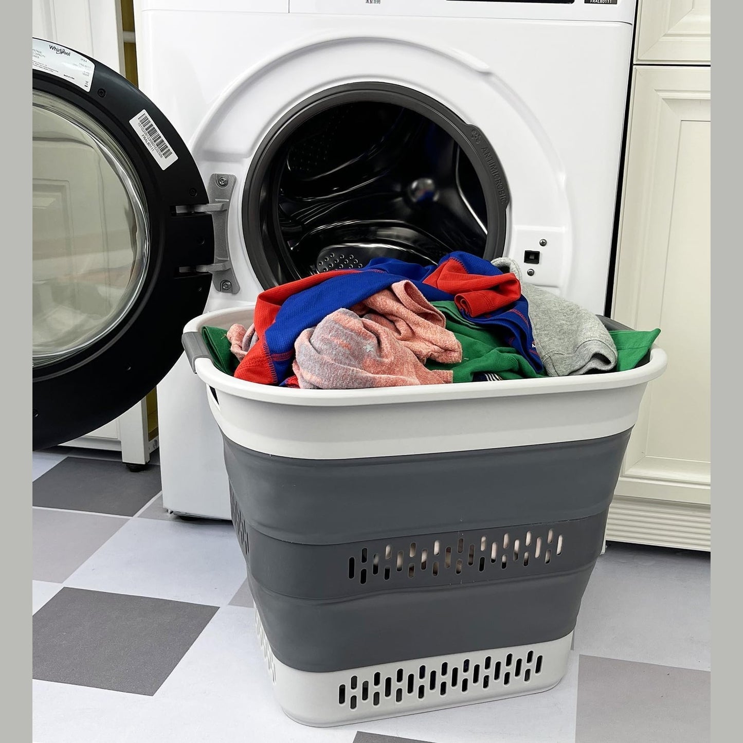 Taitettava pyykkikori, 40 l