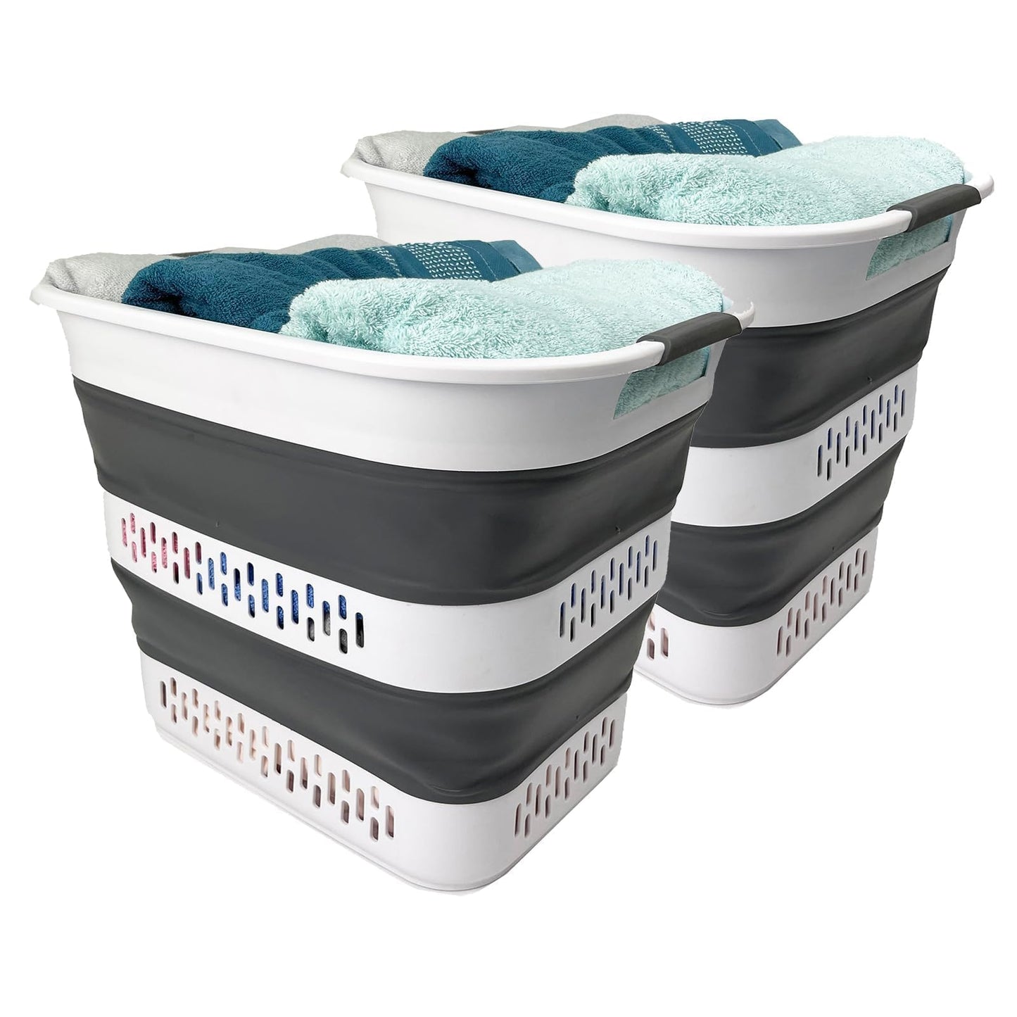 Taitettava pyykkikori, 40 l