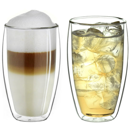 Creano DG-B Double Wall Glasses – Insulated Borosilicate Glass Cups