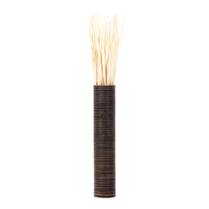 Puinen lattiamaljakko pampaheinille & oksille, 70 cm