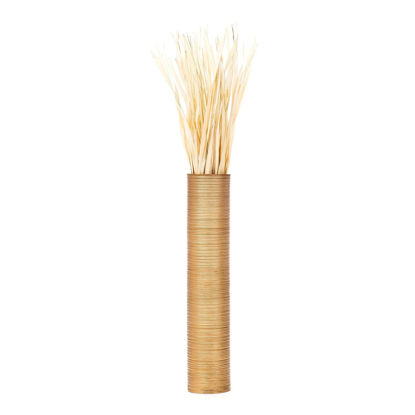 Puinen lattiamaljakko pampaheinille & oksille, 70 cm