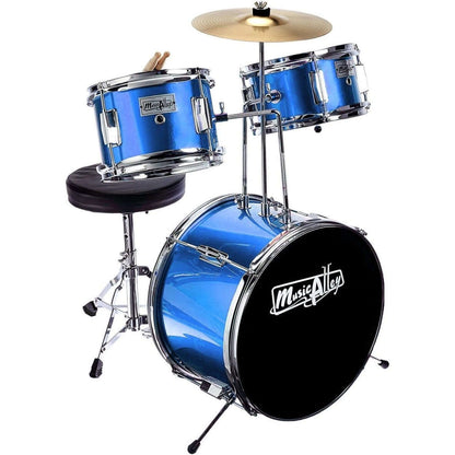 Music Alley Junior Drum Kit for Kids with Kick Drum Pedal, Drum Stool & Drum Sticks - Red - Easiley - B000GG4AUY