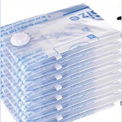 MEIQIHOME 16-Pack Vacuum Storage Bags with Electric Pump – 4J/4L/4M/4S for Clothes, Travel & Moving