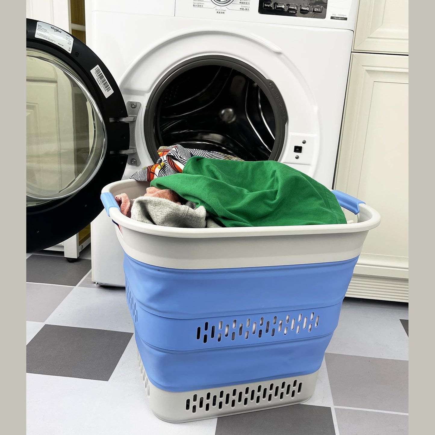 Taitettava pyykkikori, 40 l