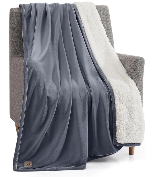 UGG Bliss Ultra Soft Reversible Throw Blanket